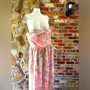 Plum Pretty Sugar, Sleeveless, Pink, Floral dress, size 8, Womans, Like new!